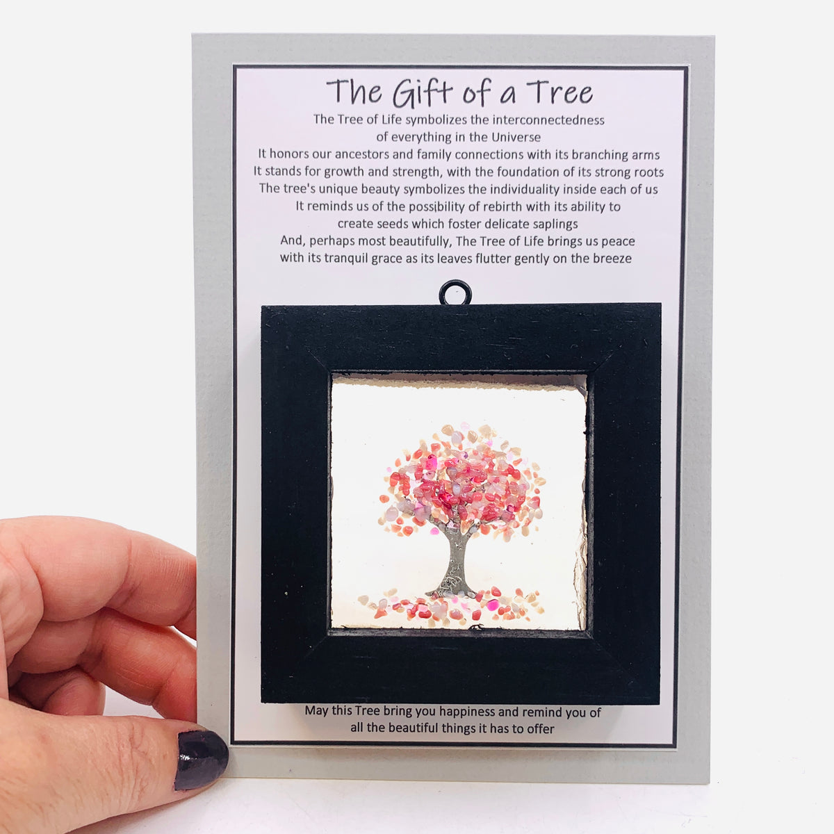 Fused Glass Tree of Life Shadow Box  211