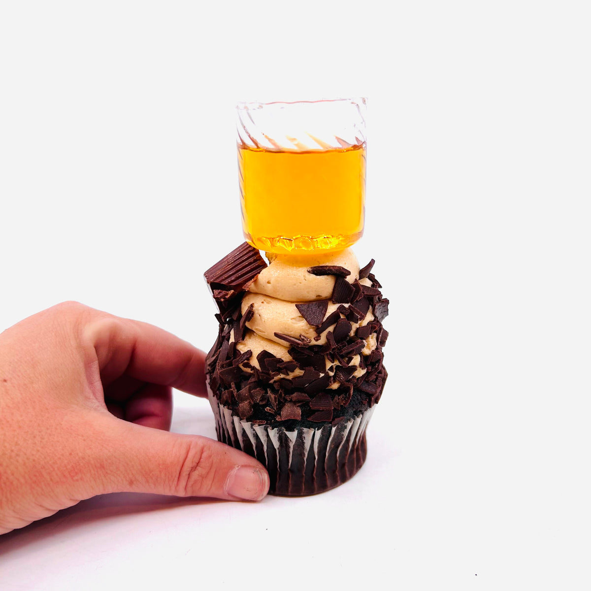 Hand Blown Cupcake Shot Glass