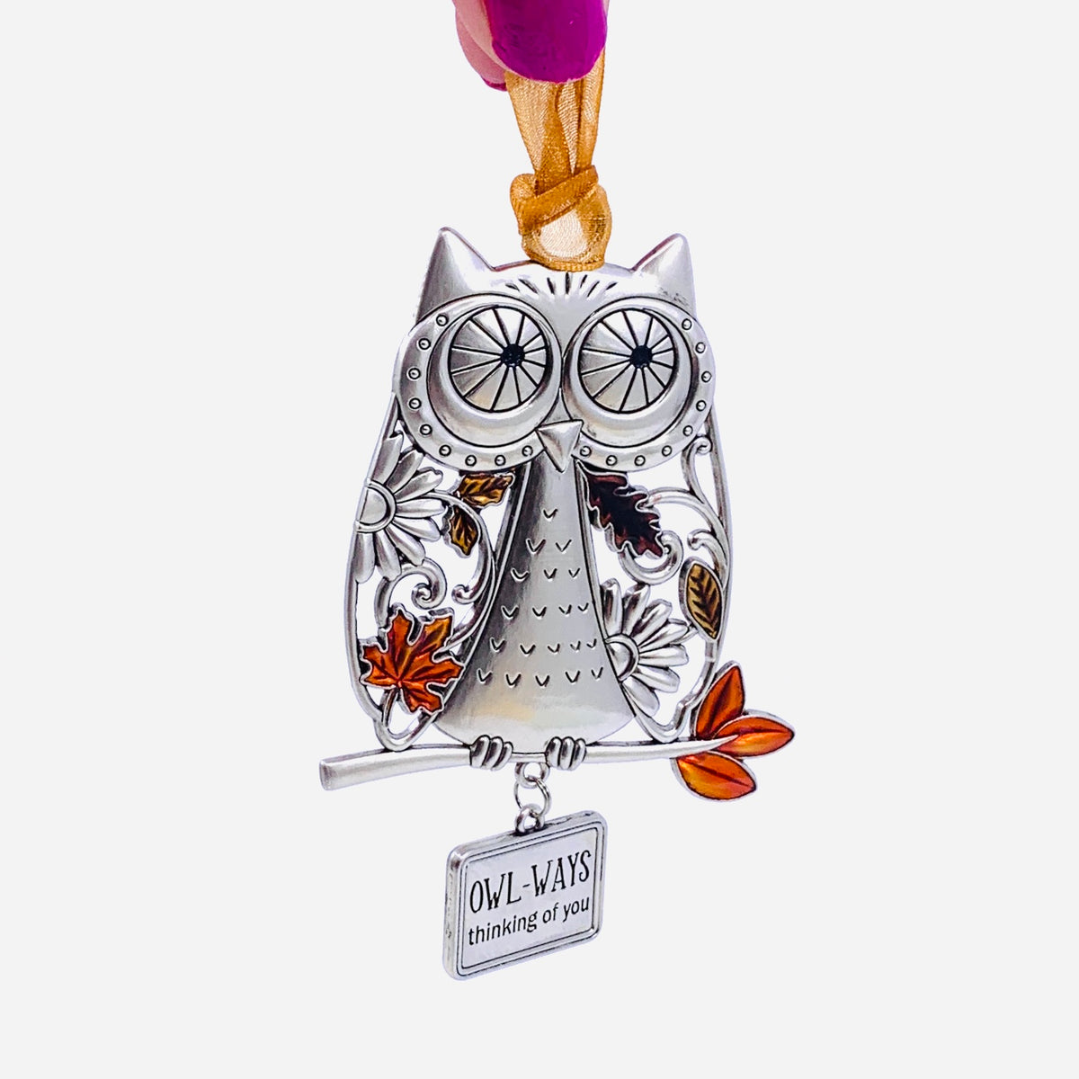 Enameled Fall Blessing&#39;s Ornament 5, Owl