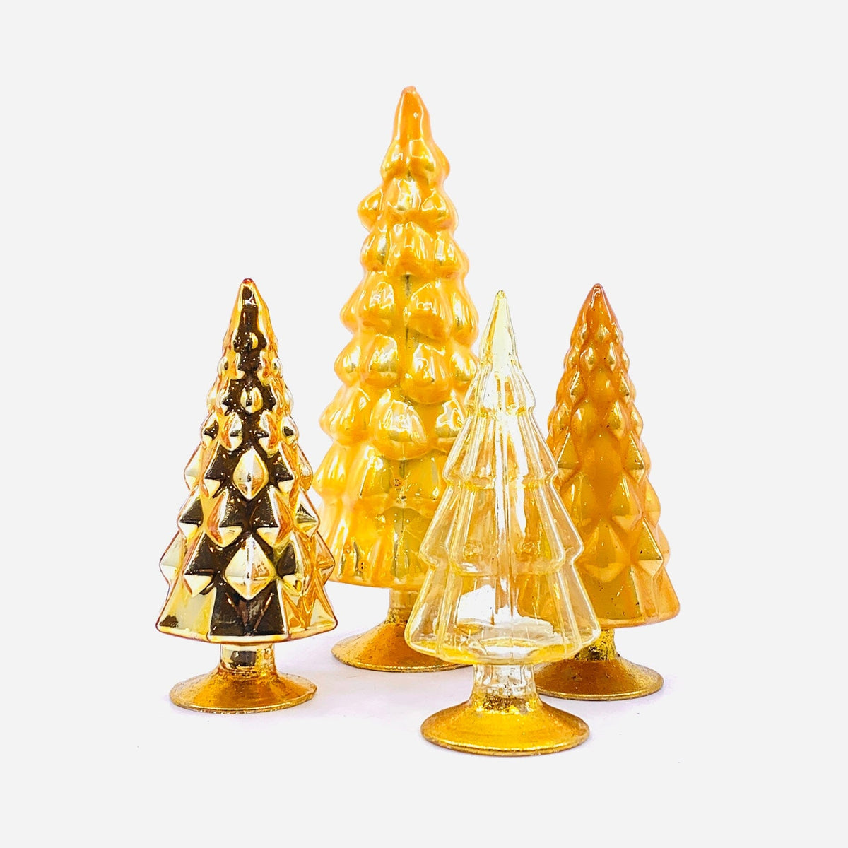 Rainbow Hue Glass Trees, Yellow Cody Foster &amp; Co 