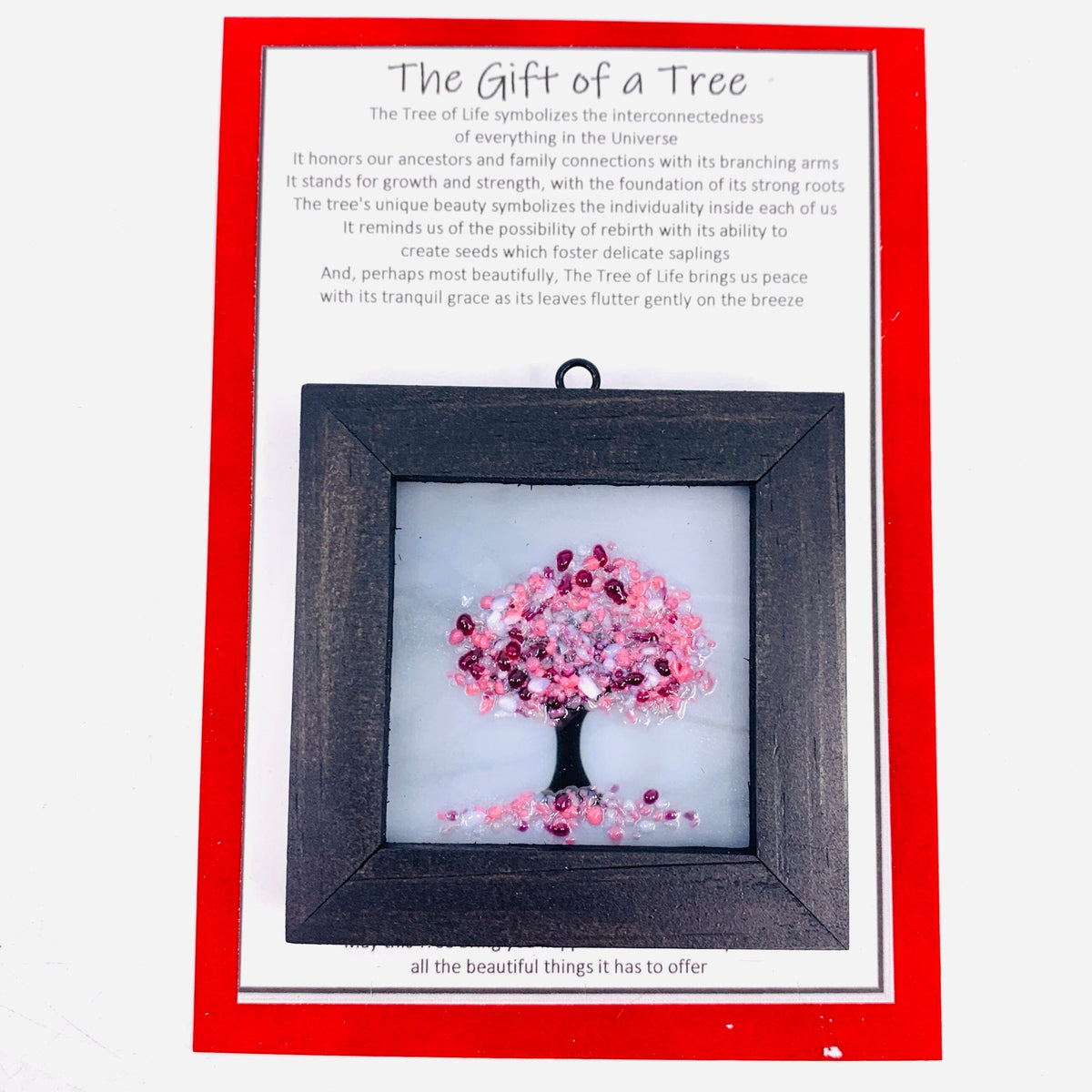 Fused Glass Tree of Life Shadow Box 99 Decor Glimmer Glass Gifts 