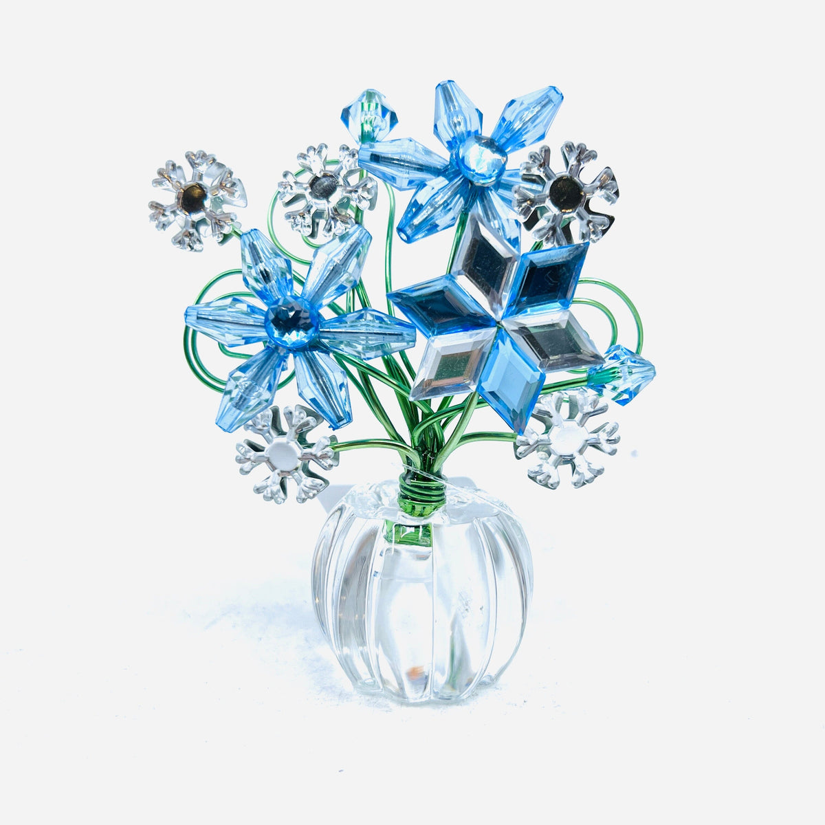 Acrylic Bouquet, Cerulean Skies Decor GANZ 