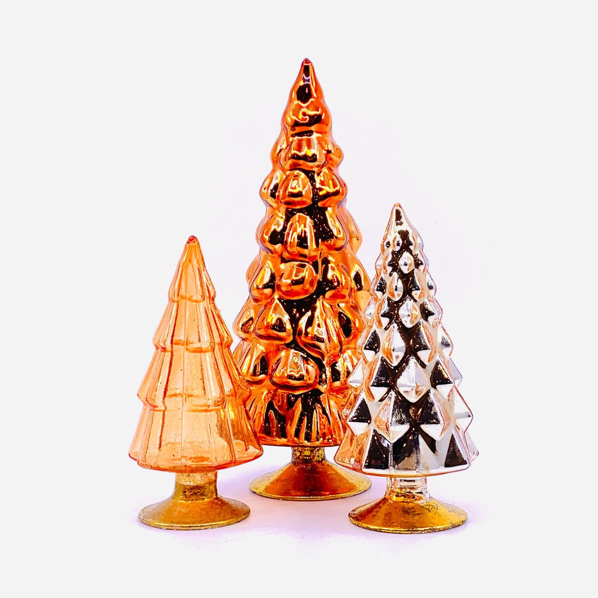 Rainbow Hue Glass Trees, Orange Cody Foster &amp; Co 