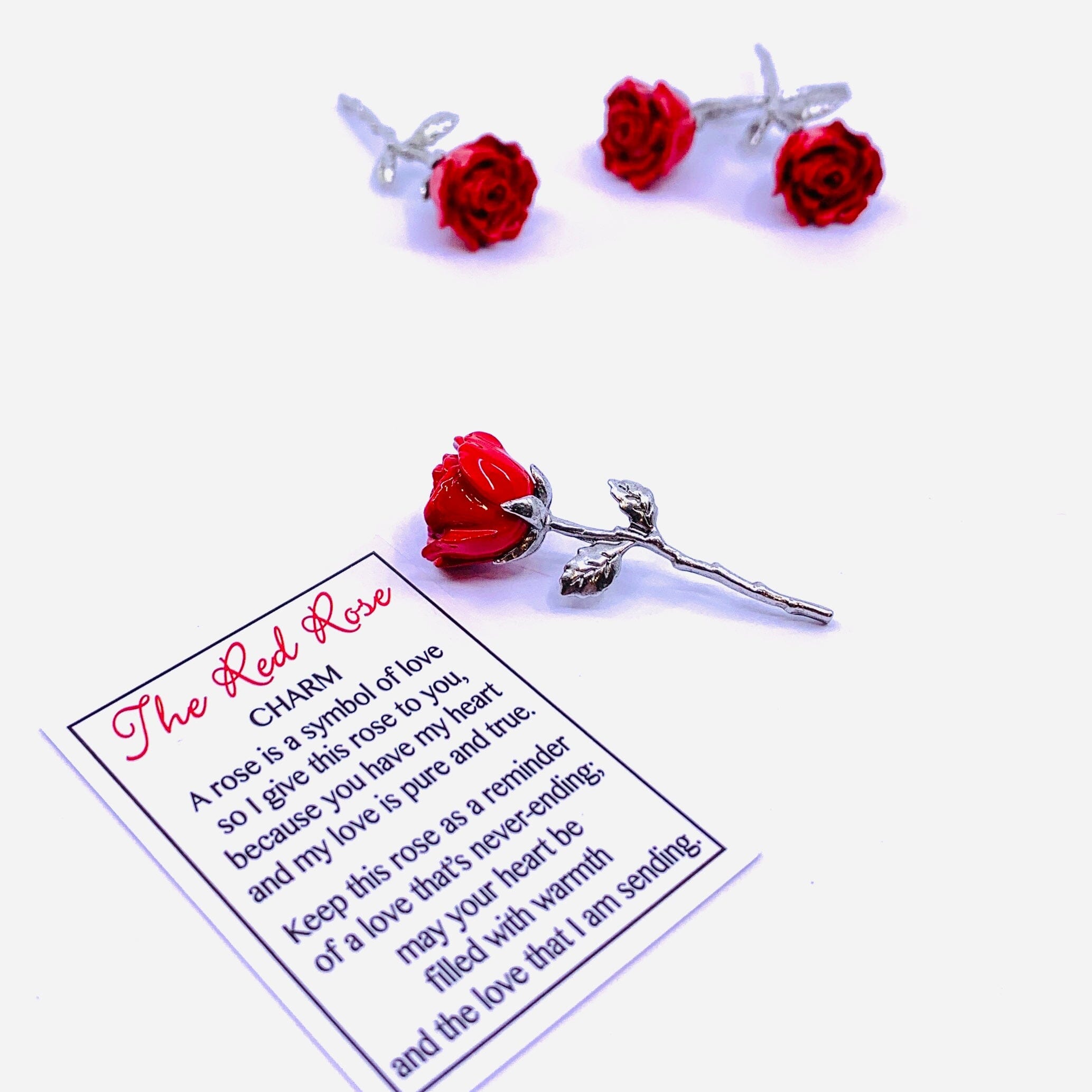 The Red Rose Charm