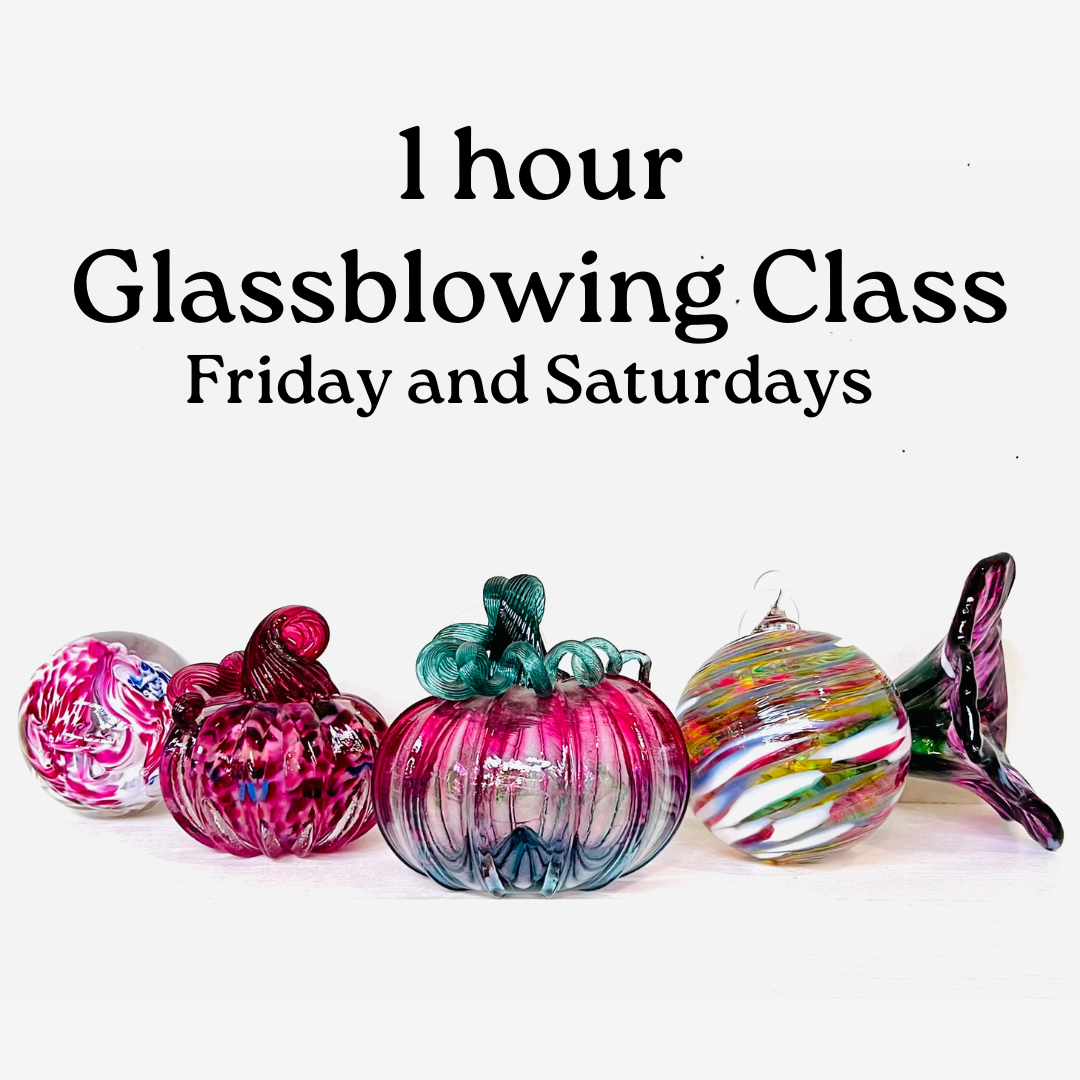 1 Hour Glassblowing Class