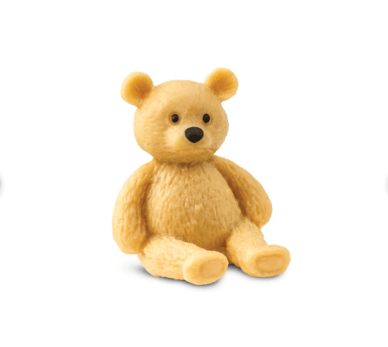 Tiny Rubber Teddy Bear Safari Ltd 