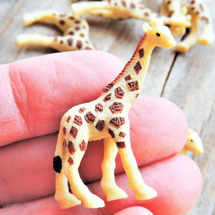 Tiny Rubber Giraffe Safari Ltd 