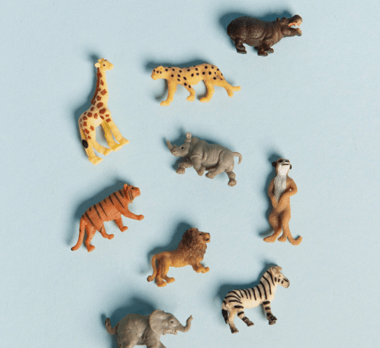 Tiny Rubber Giraffe Safari Ltd 