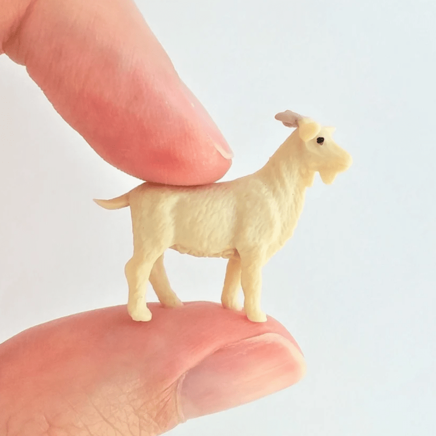 Tiny Rubber Goat Safari Ltd 