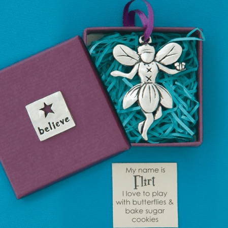 Pewter Fairy Believe Ornament, Flirt Basic Spirit 