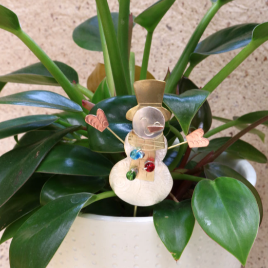 Christmas Plant Pals, Joyful Snowman