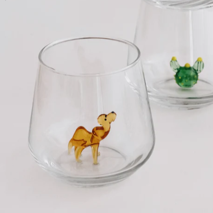 Tiny Animal Wine Glass, Camel