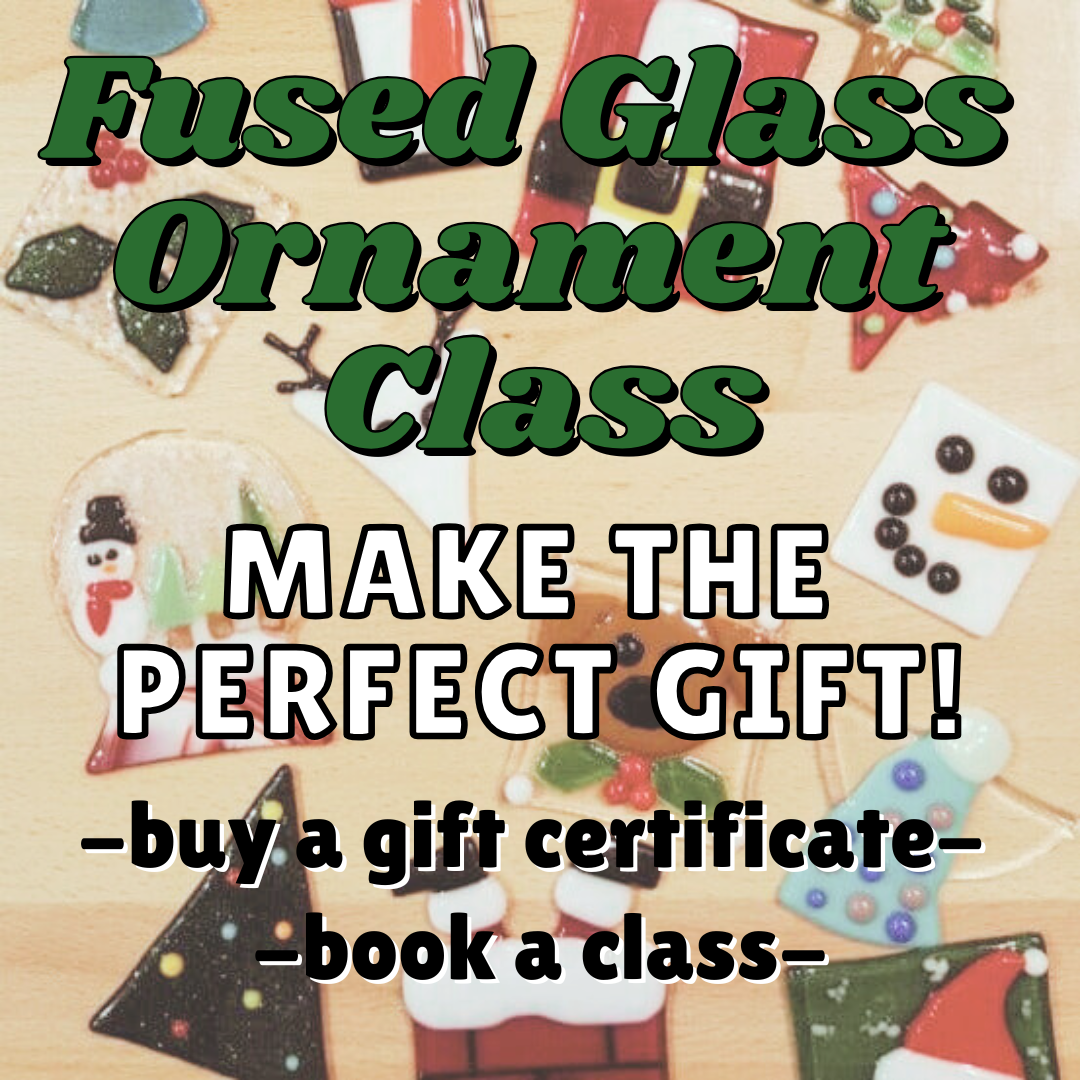 Fused Glass Ornament Class Gift Certificate