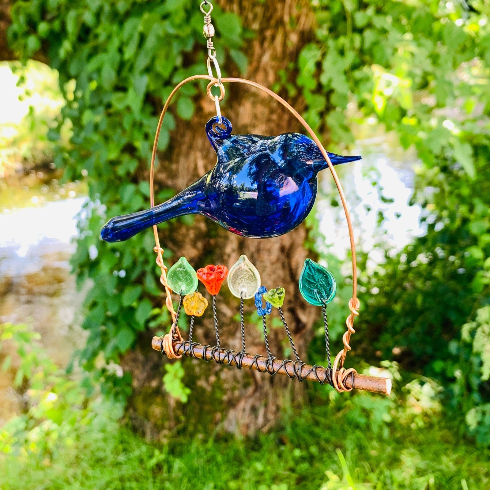 Kiwi Bird and Giant Egg Set - Luke Adams Glass Blowing Studio