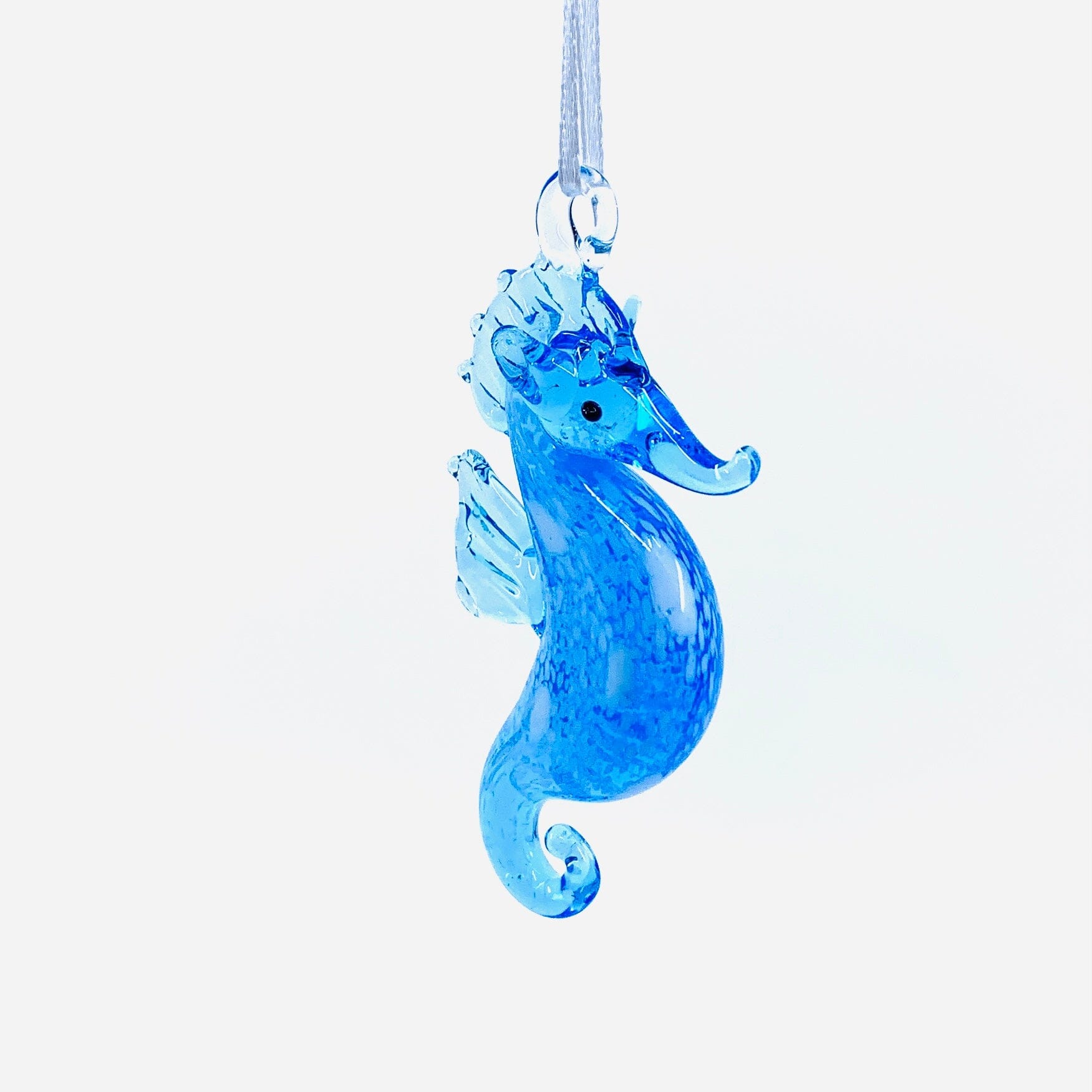 Glass Seahorse Ornament - Luke Adams Glass Blowing Studio