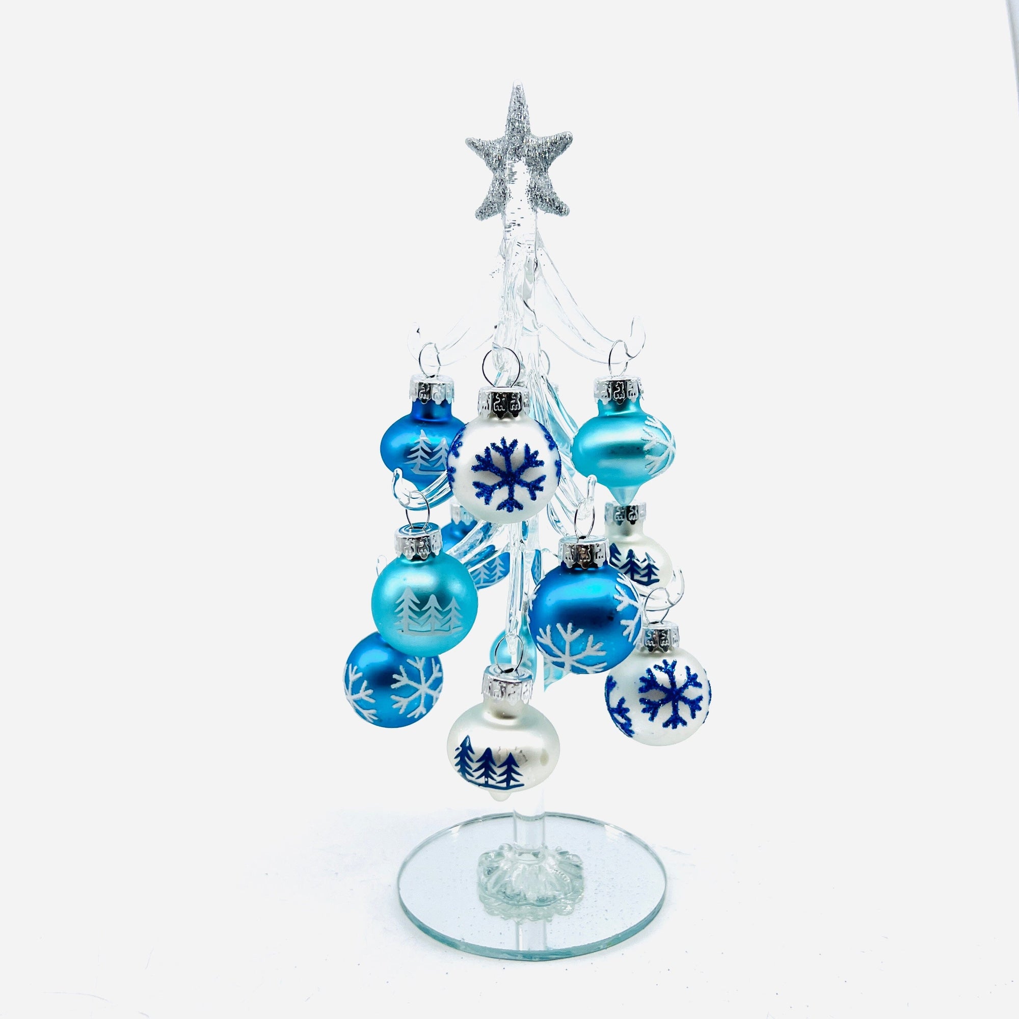 Glass Whimsical Frozen Tree 5 Decor Gift Essentials 