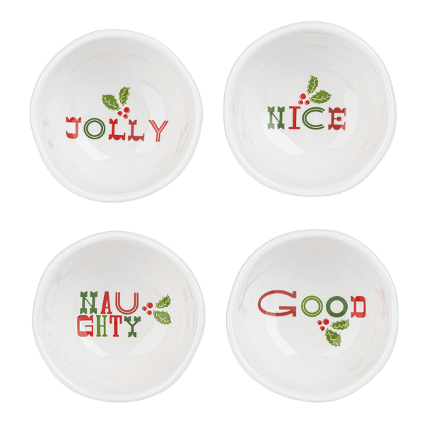 Holiday Tidbit Bowls Decor GANZ 