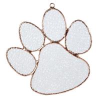 Stained Glass Suncatcher, Paw Print