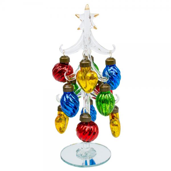 Glass Whimsical Heart Tree 37