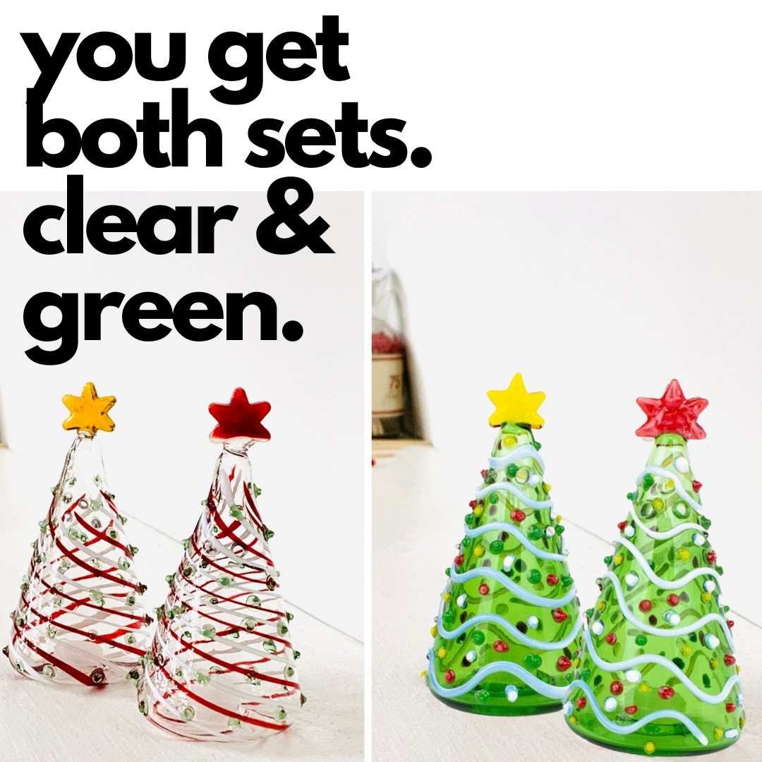 YOU GET BOTH SETS!!!! Tree Salt and Pepper Bundle!!!!