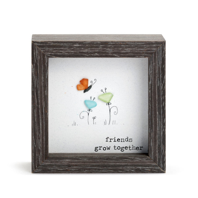 Shadow Box Frame, Friends Grow Together Decor Demdaco 