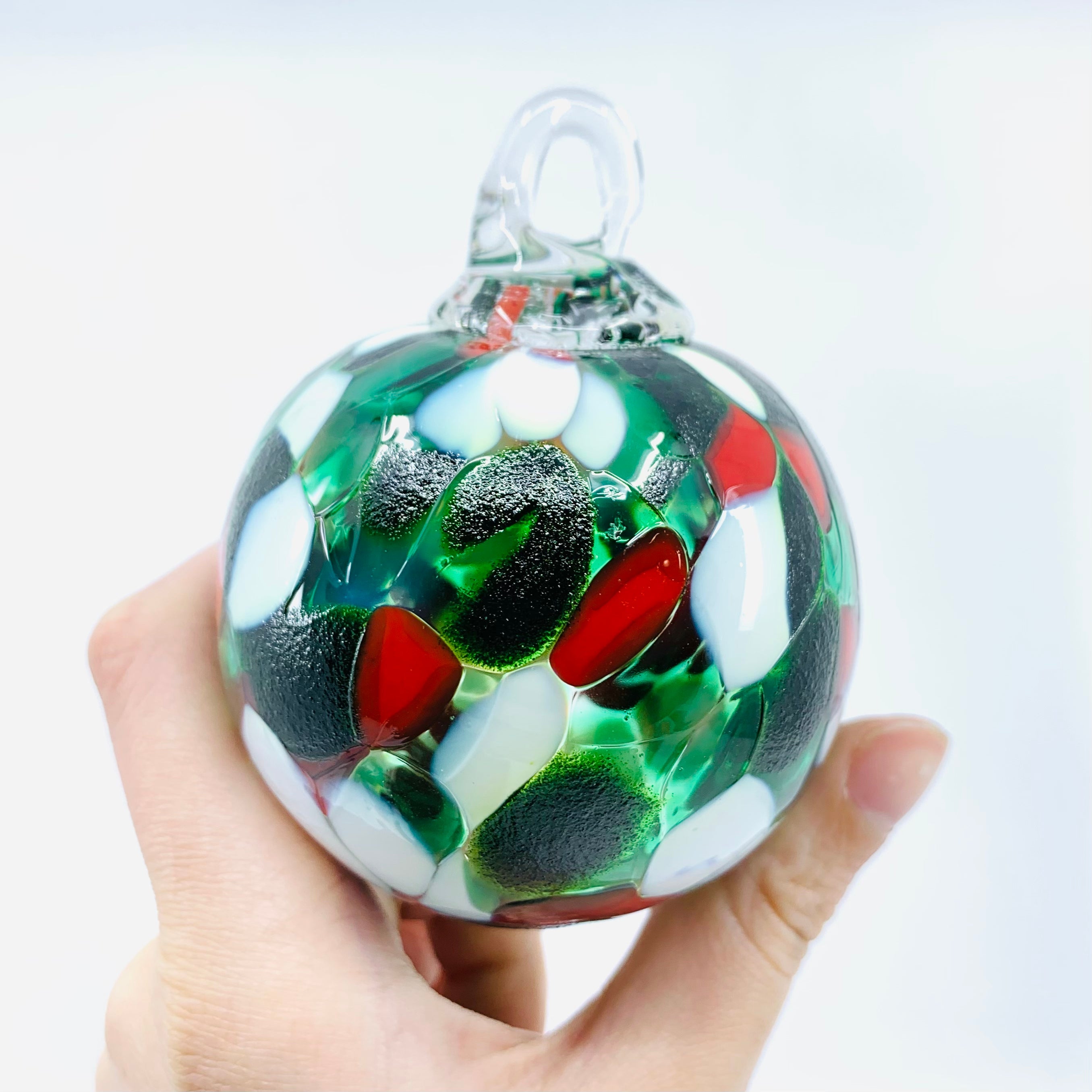 FREE SHIPPING* Mini Ornament, Starry Night - Luke Adams Glass Blowing Studio