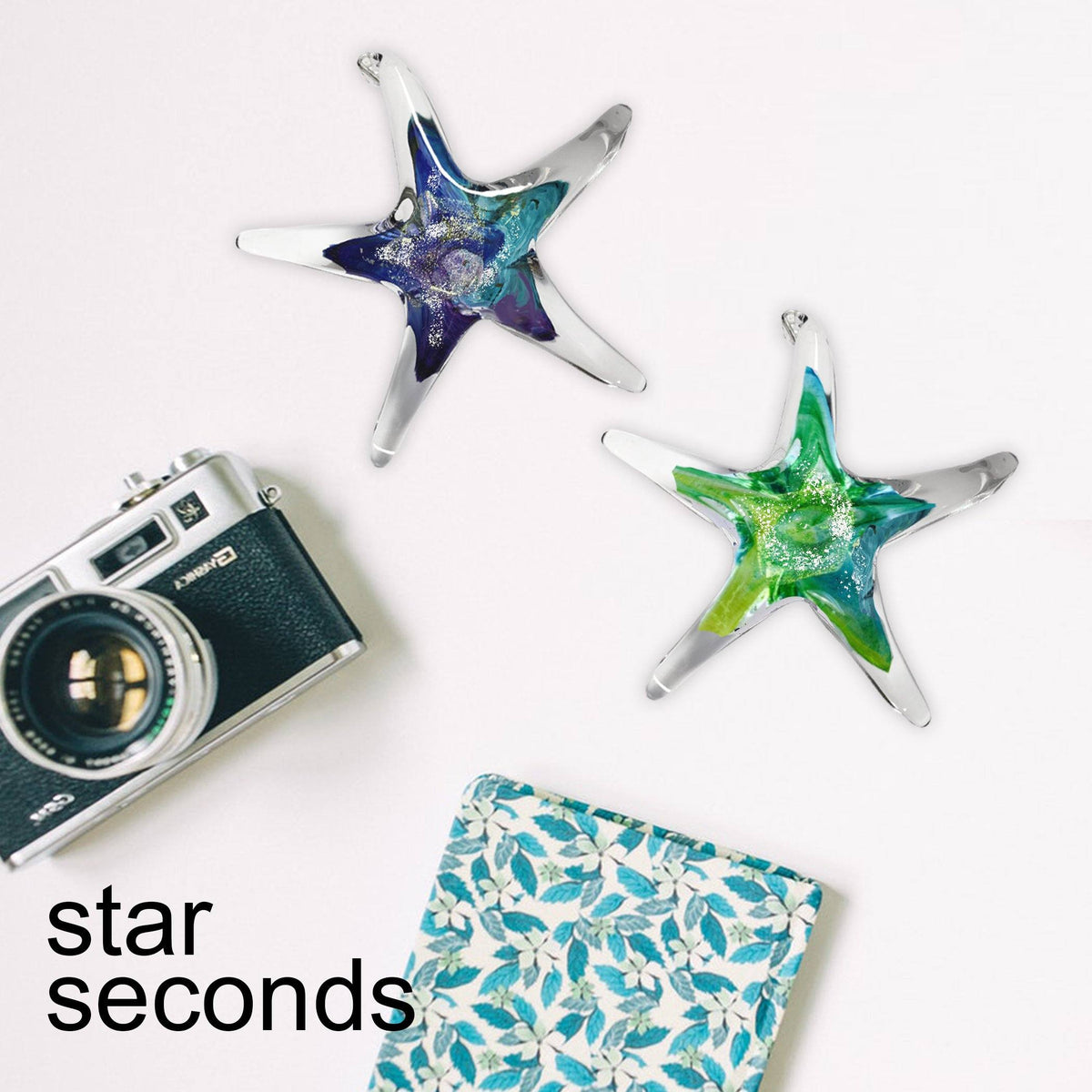 4 FOR $20 Star SecondS Suncatcher Luke Adams Glass Blowing Studio 