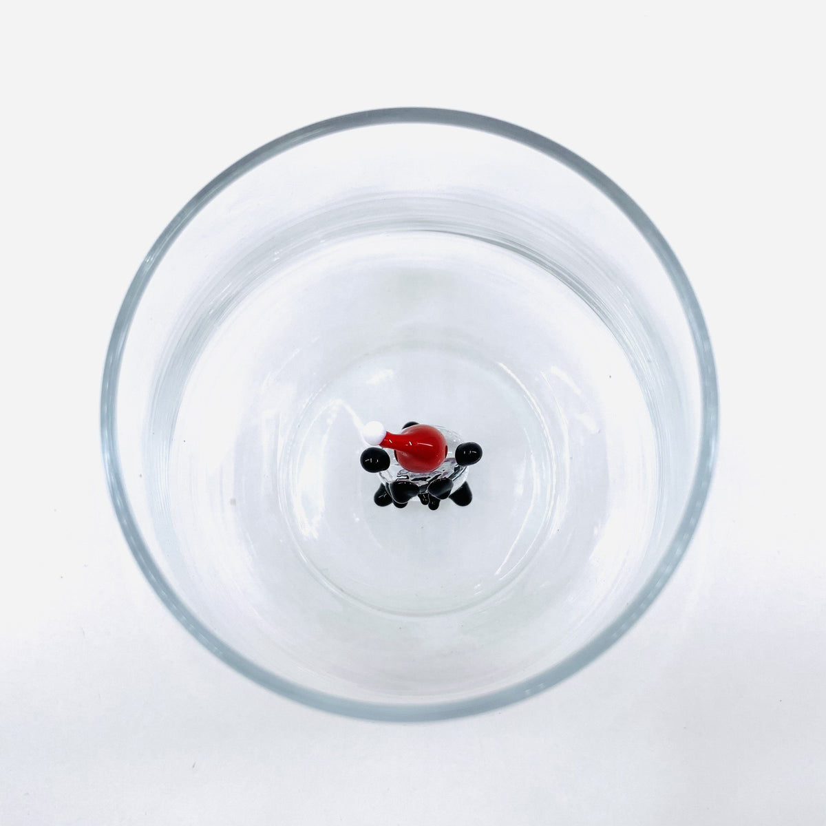 Tiny Animal Drinking Glass, Santa Panda MiniZoo 