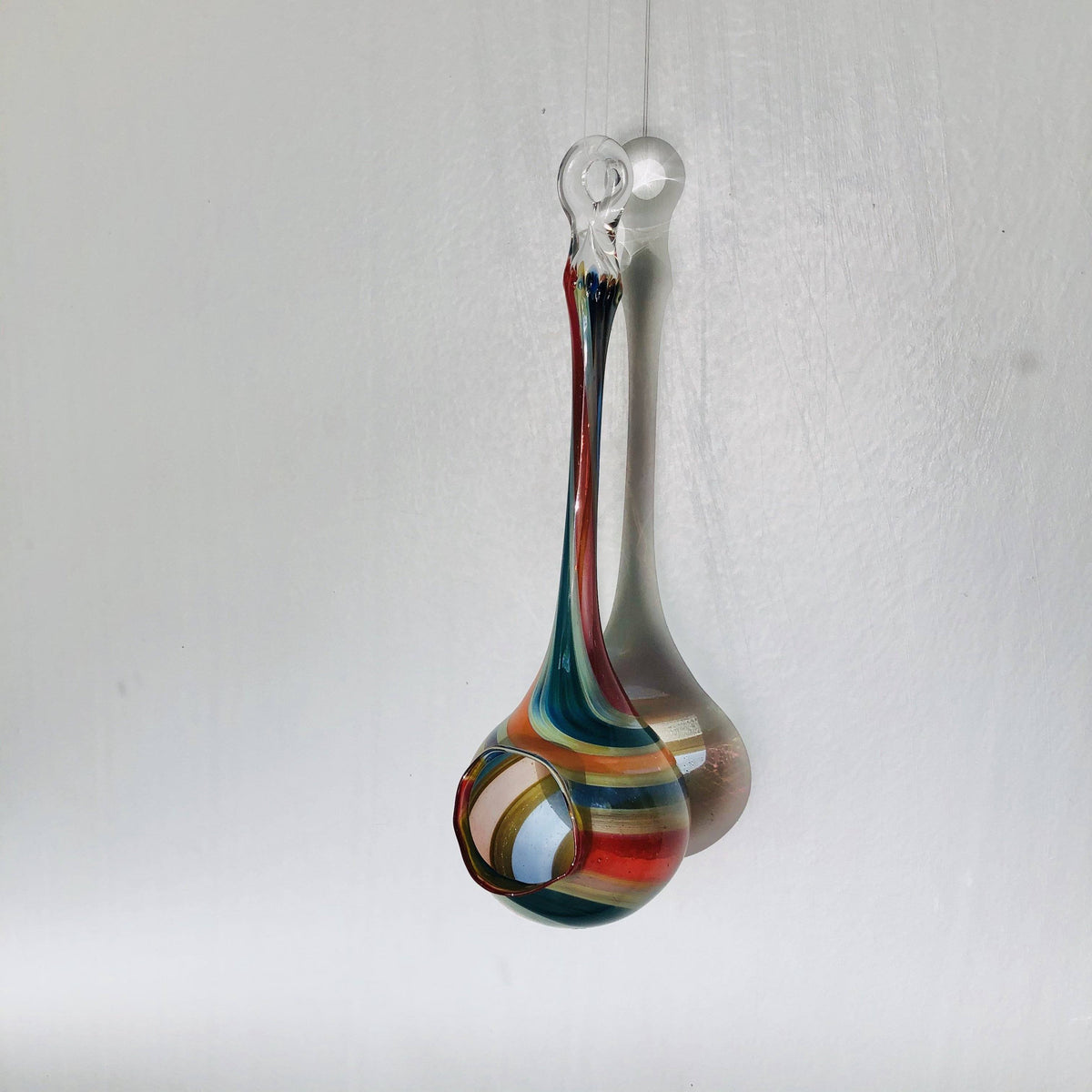 Air Plant Hanging Drop Vase 188 Luke Adams Glass Blowing Studio 