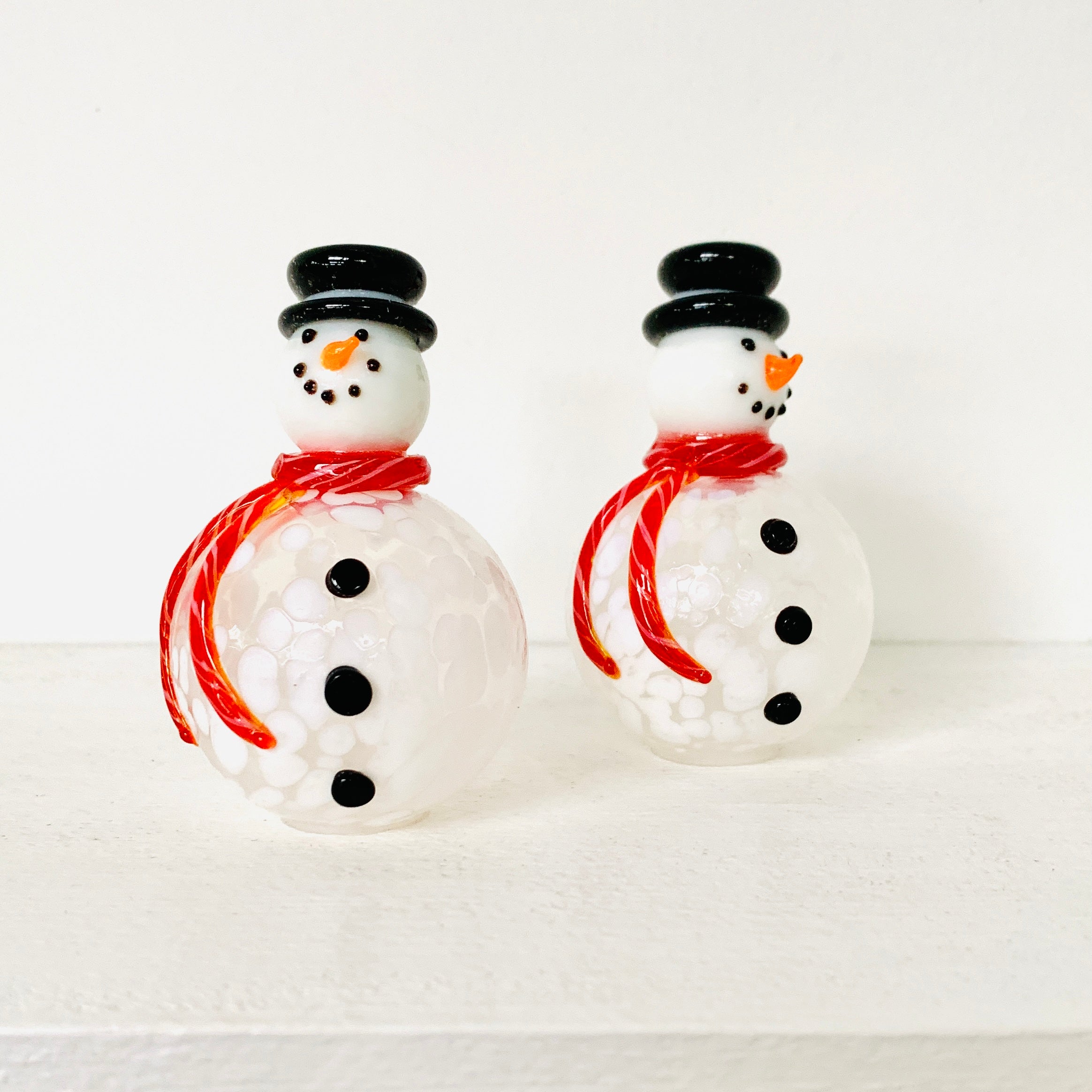 Best Friends Salt and Pepper Shakers - Luke Adams Glass Blowing Studio