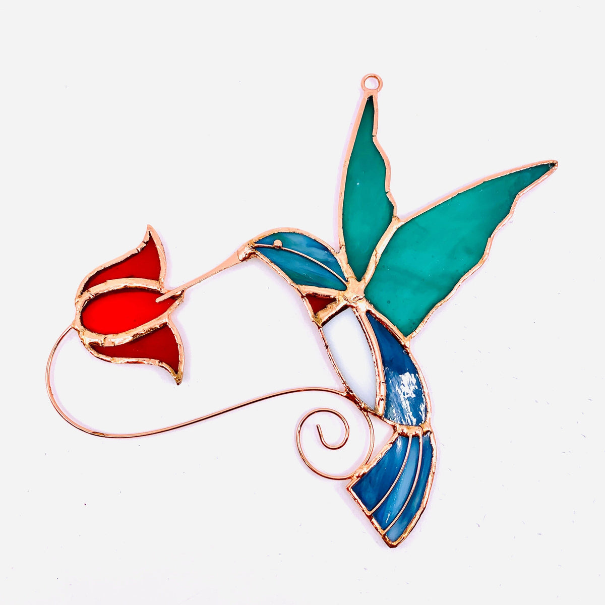 Stained Glass Suncatcher, Hummingbird Ornament Gift Essentials 