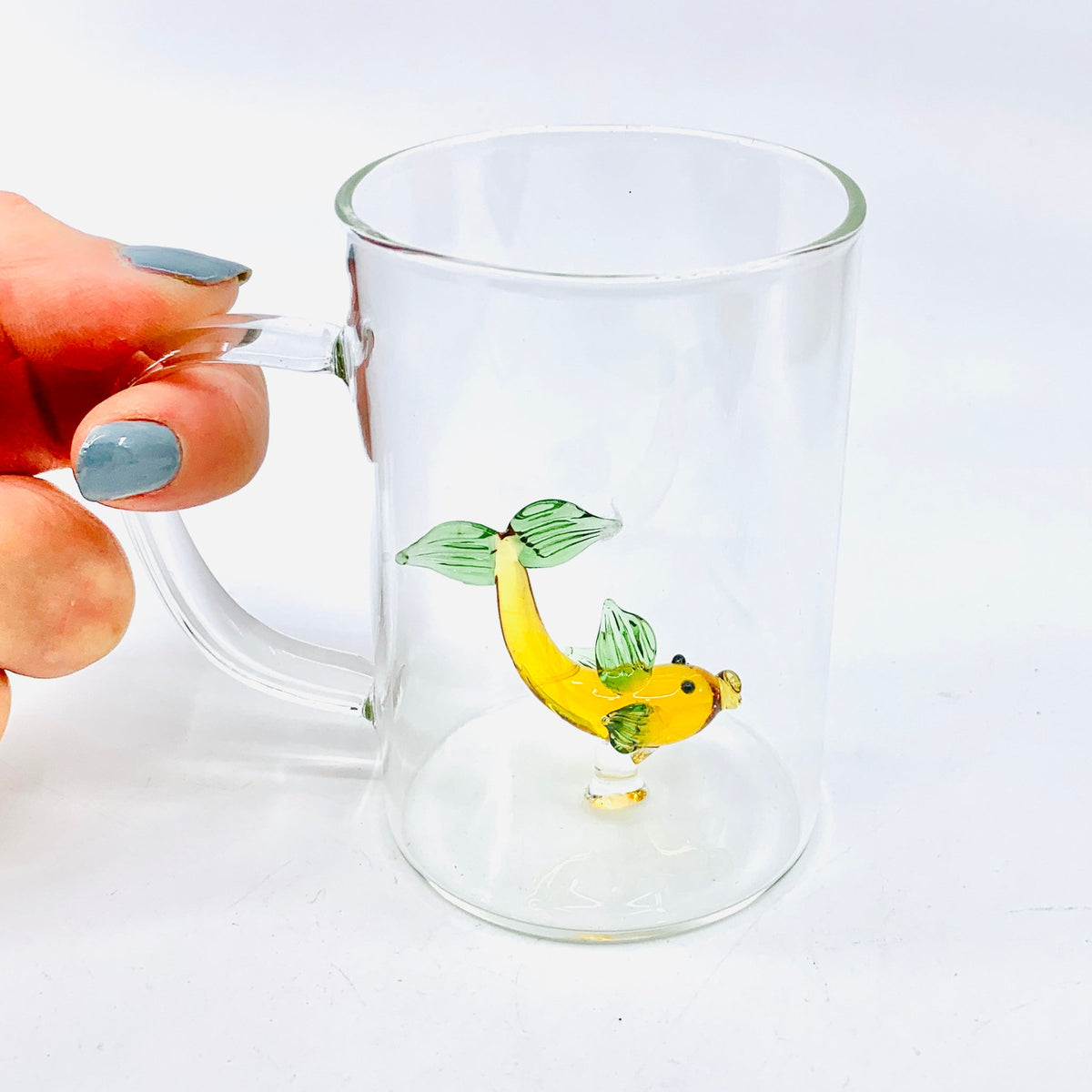 Tiny Coffee Mug - Luke Adams Glass Blowing Studio