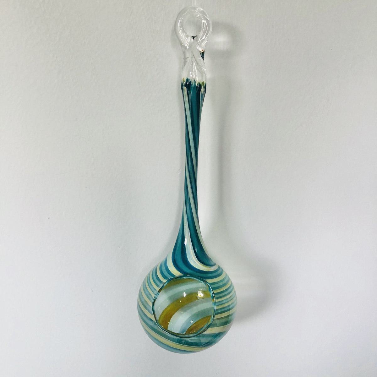 Air Plant Hanging Drop Vase 160 Luke Adams Glass Blowing Studio 