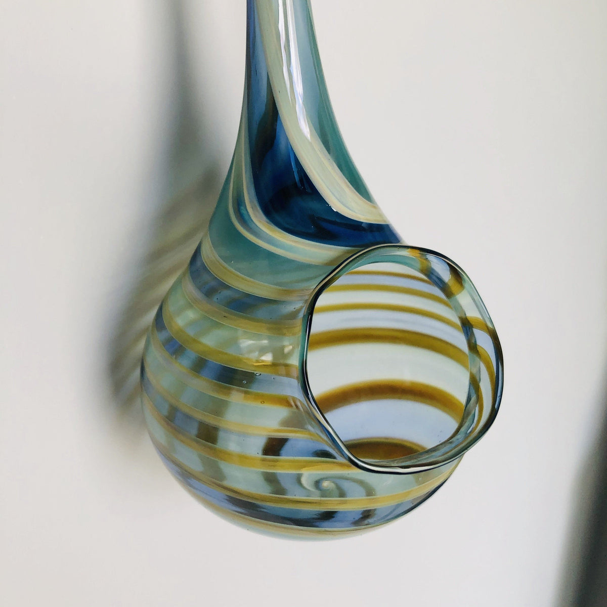 Air Plant Hanging Drop Vase 136 Luke Adams Glass Blowing Studio 