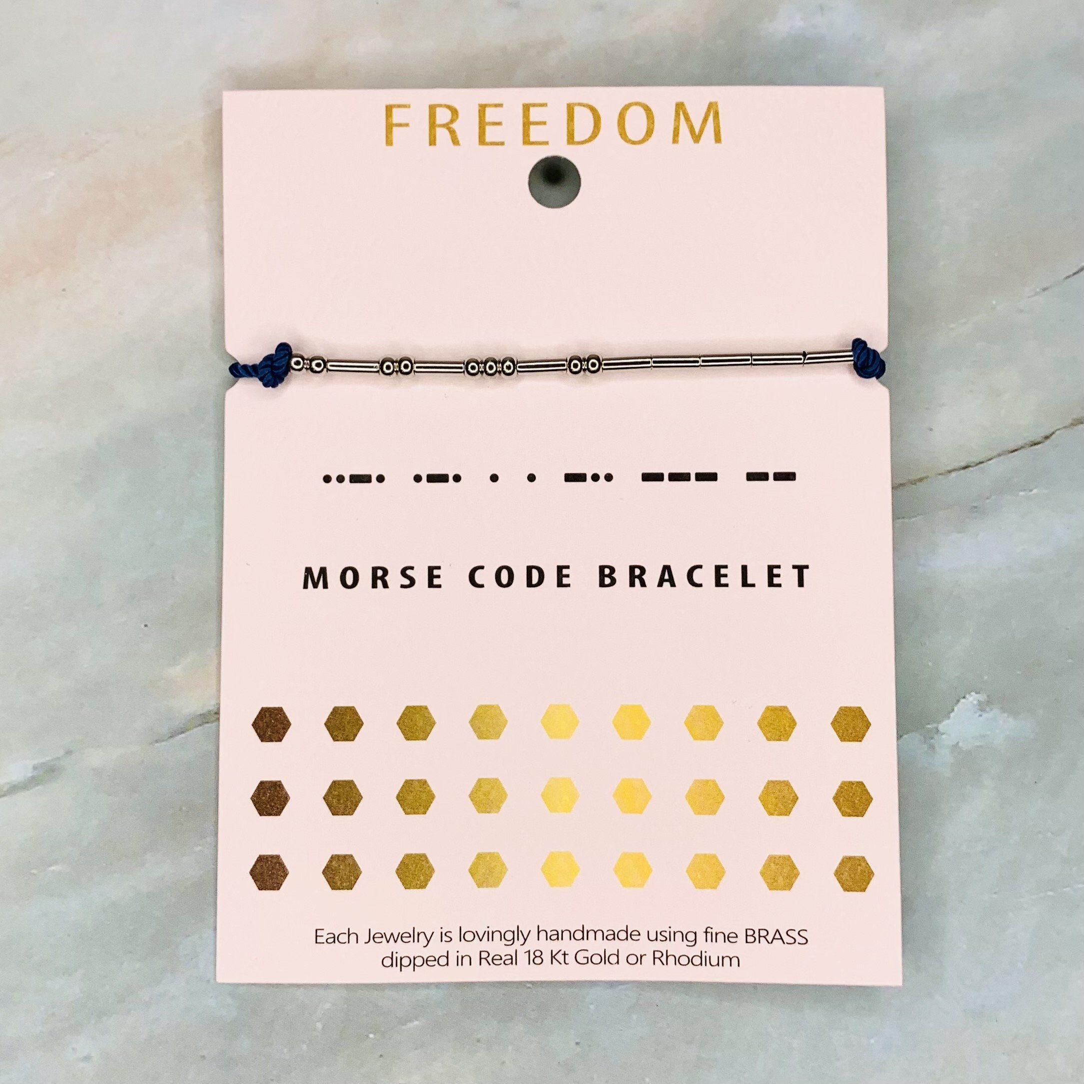 Morse Code Bracelet Embrace