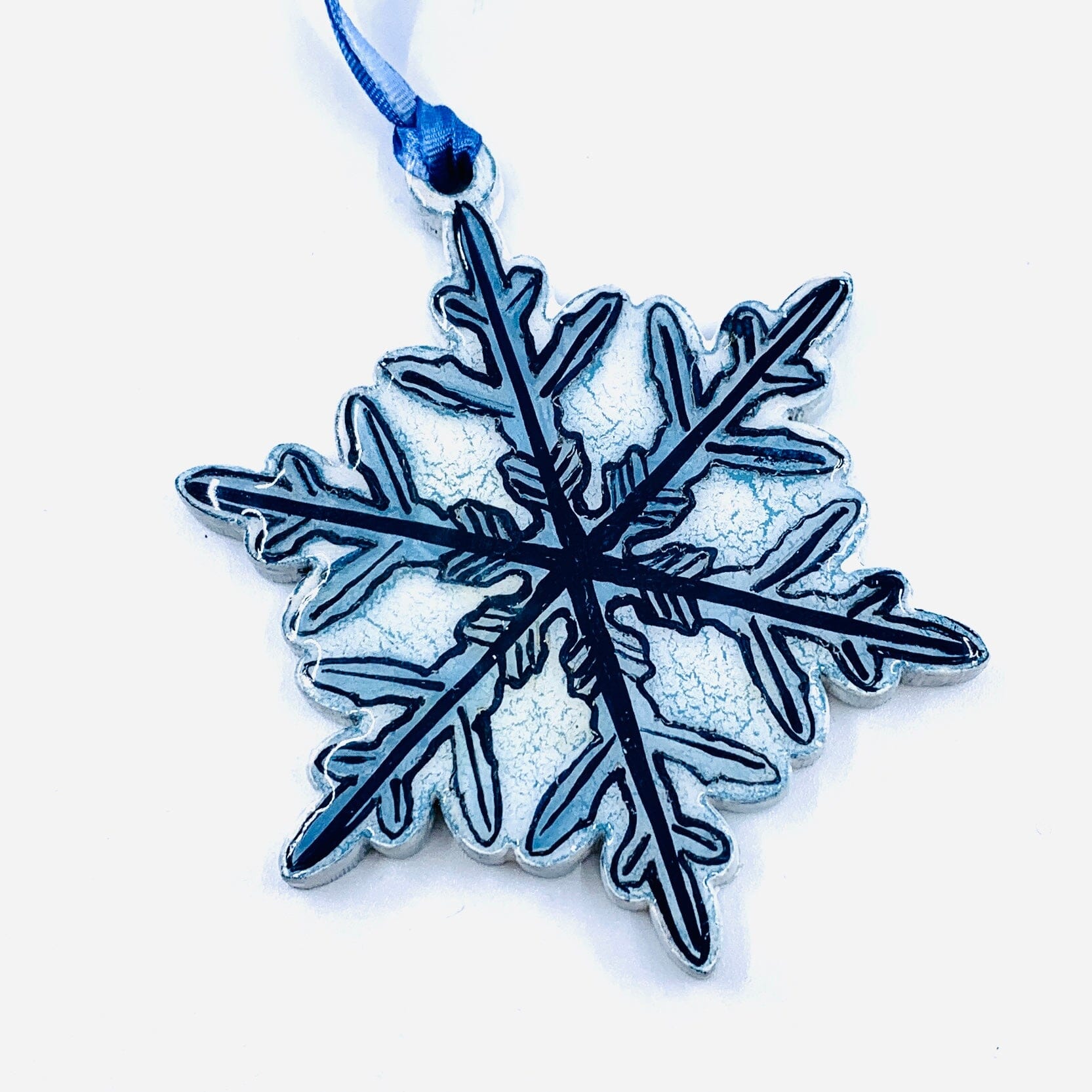 Silver Snowflake Wooden Confetti