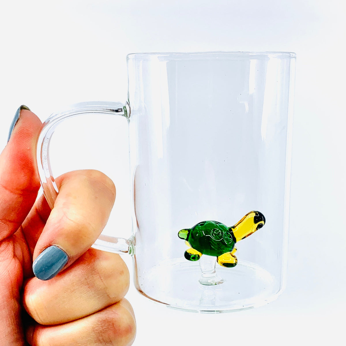 Tiny Coffee Mug - Luke Adams Glass Blowing Studio