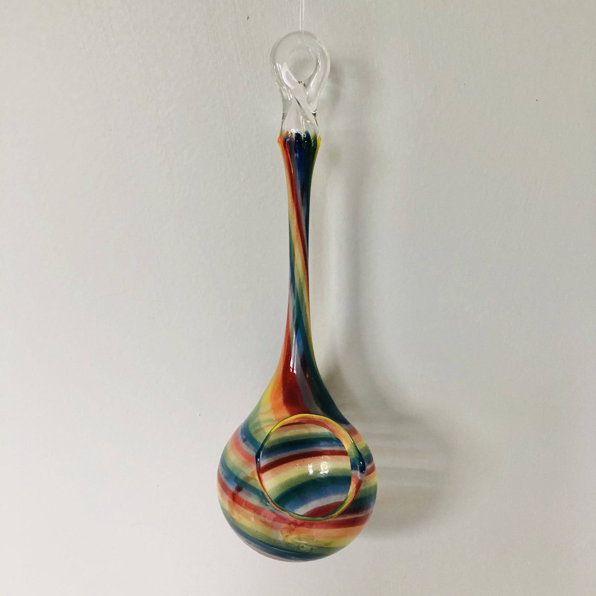 Air Plant Hanging Drop Vase 147 Luke Adams Glass Blowing Studio 