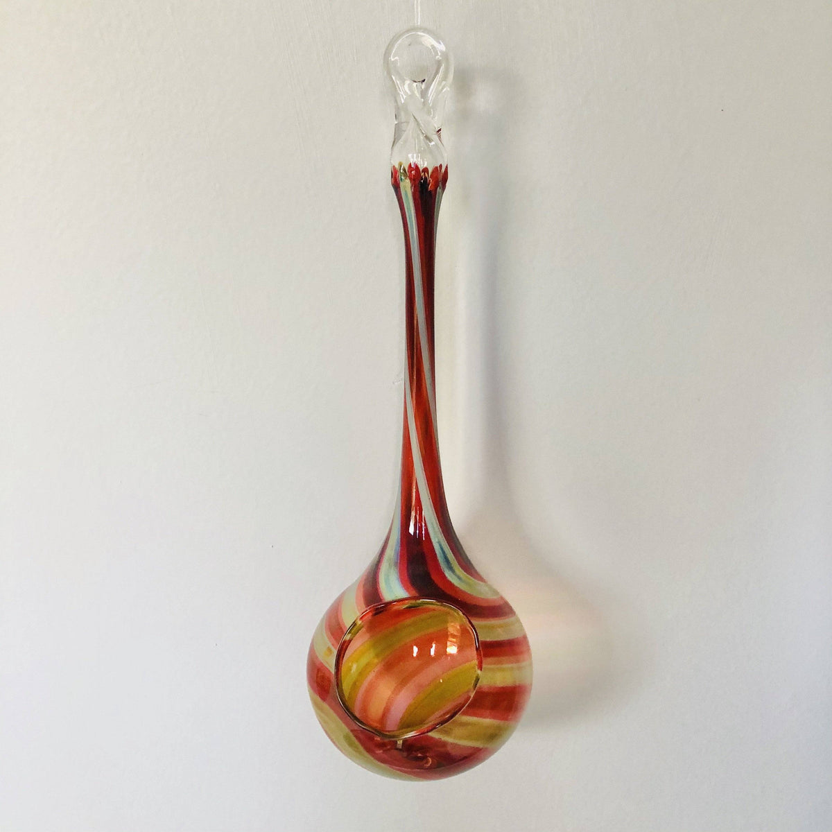 Air Plant Hanging Drop Vase 132 Luke Adams Glass Blowing Studio 