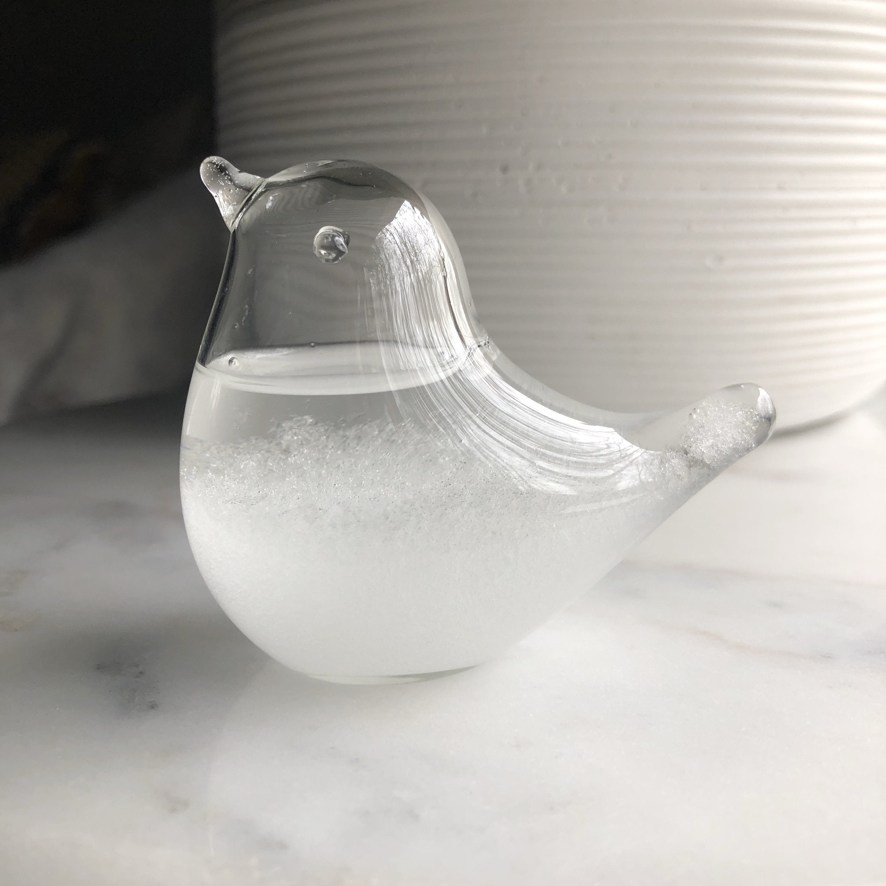 Bird Storm Glass - Luke Adams Glass Blowing Studio