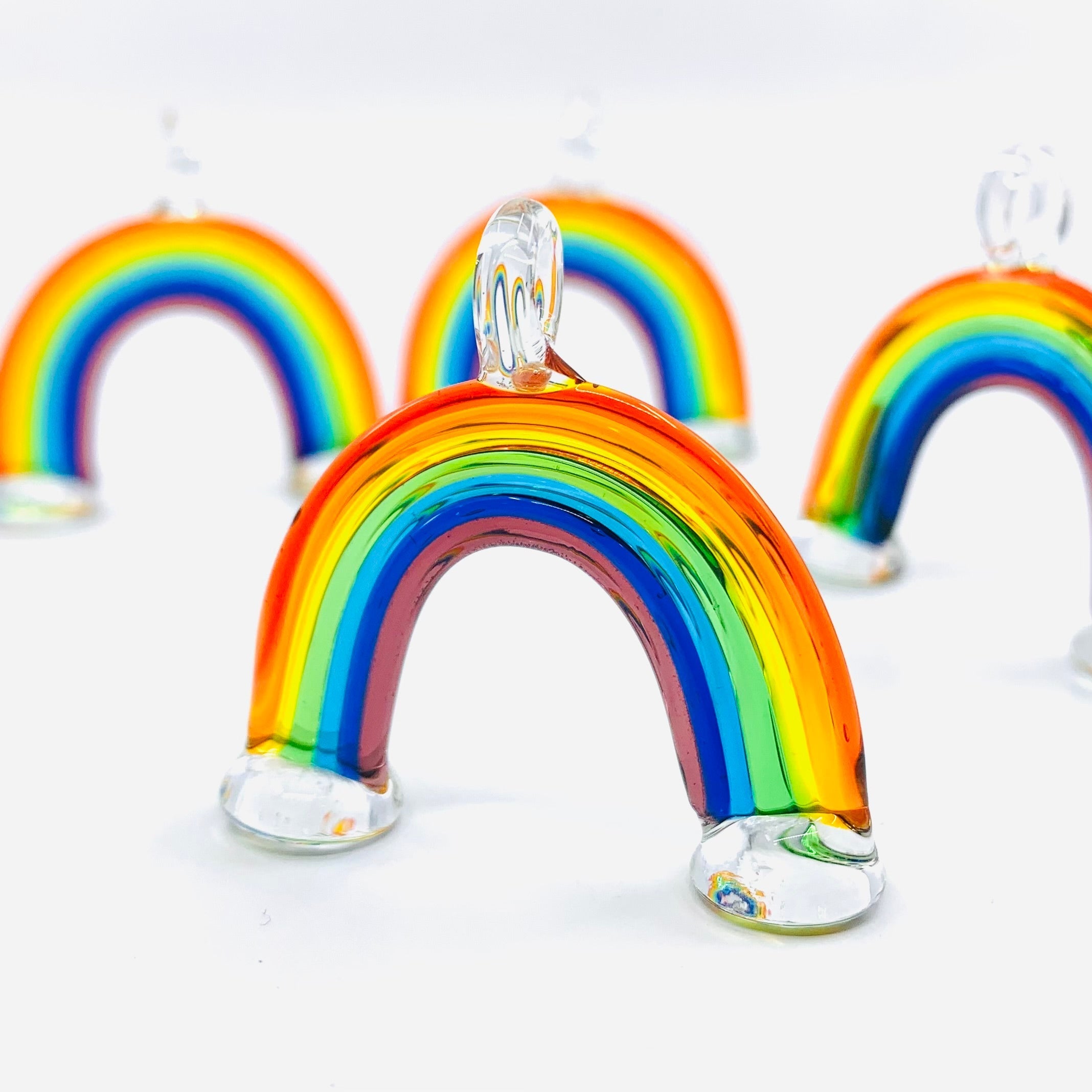 Acrylic Rainbow Hanging Decoration, Personalised