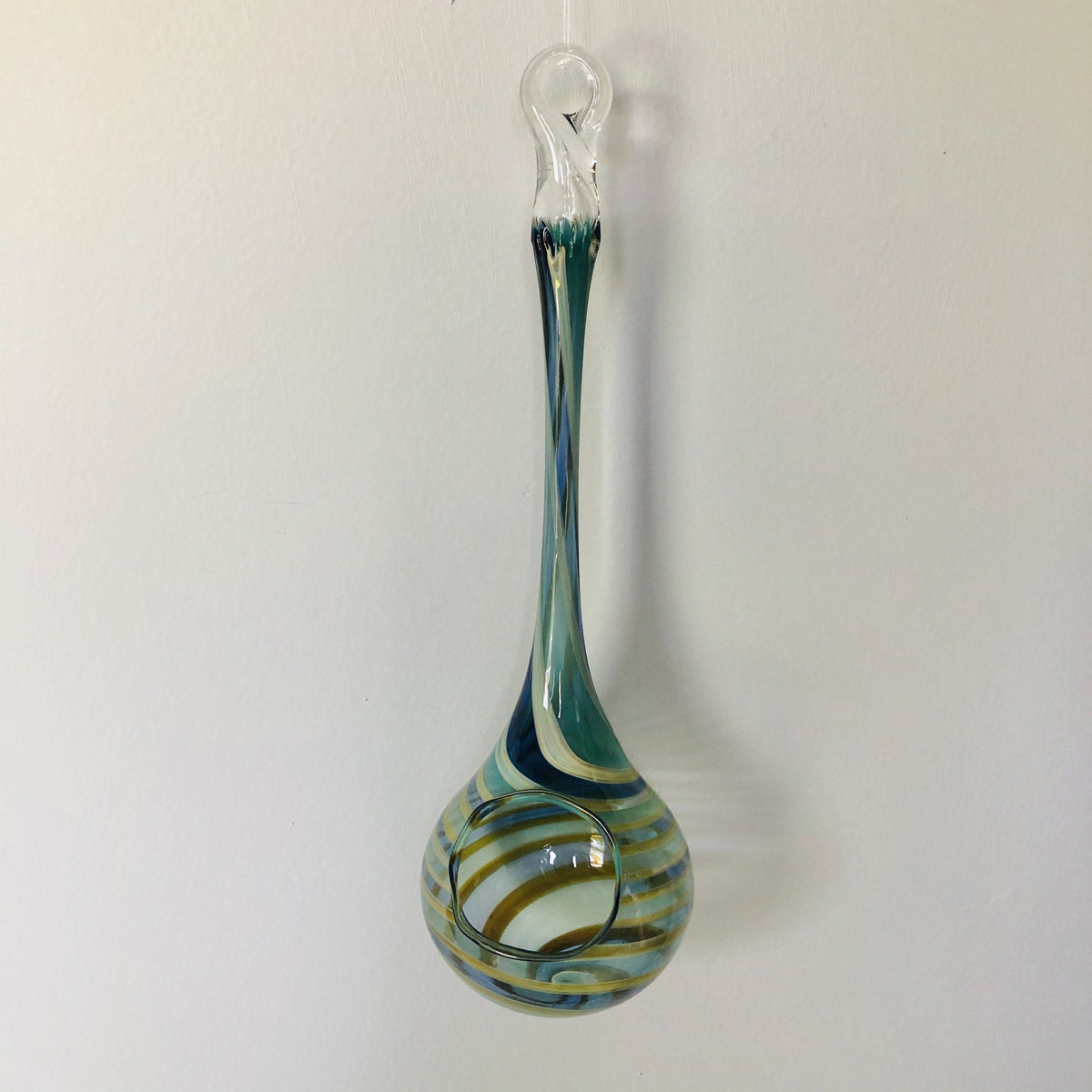 Air Plant Hanging Drop Vase 136 Luke Adams Glass Blowing Studio 