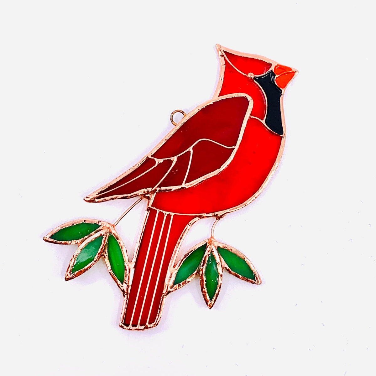 Stained Glass Suncatcher, Cardinal Ornament Gift Essentials 