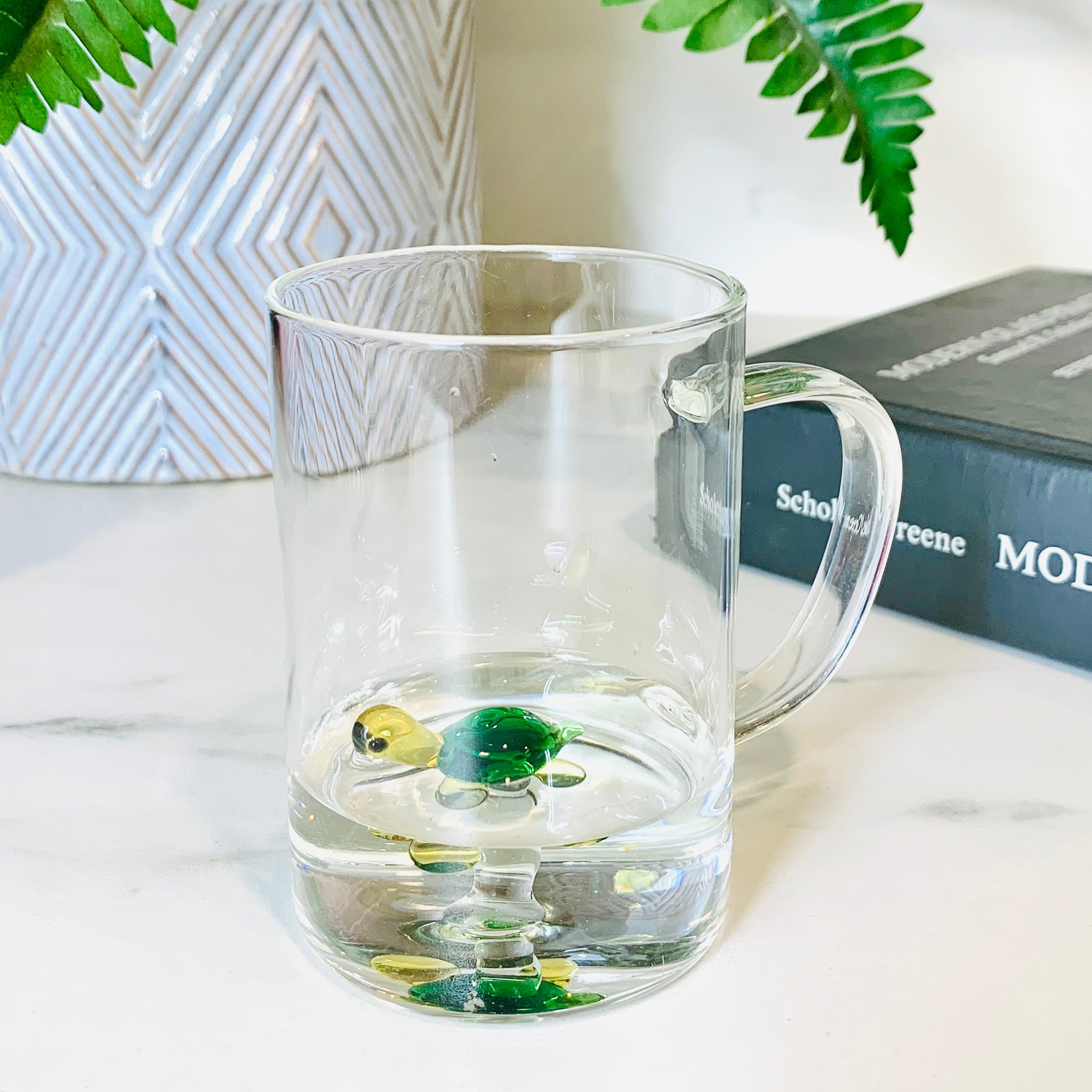 Water Drinking Glasses With Handmade Glass Turtle, Glass Mug, Water Cup,  Glassware Set, Turtle Cup, Animal Mug, Kitchen, Gift for Mom Turtle 