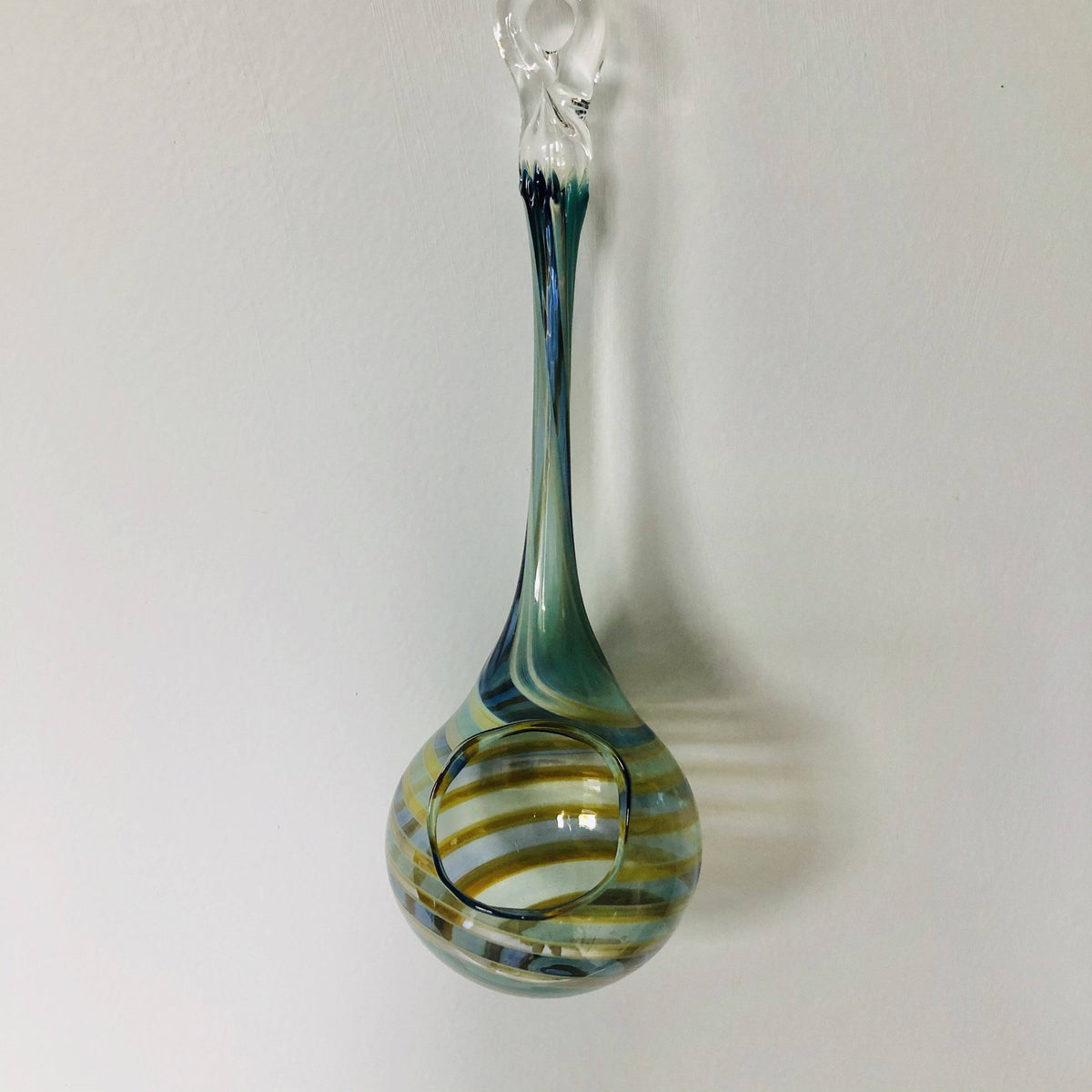 Air Plant Hanging Drop Vase 114 Luke Adams Glass Blowing Studio 