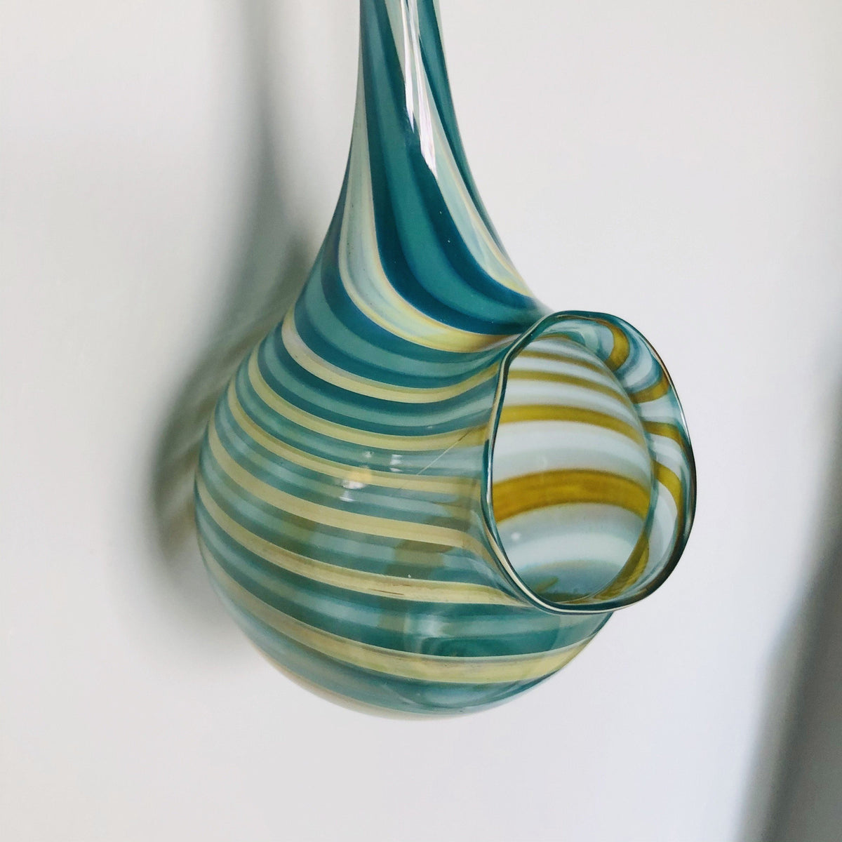 Air Plant Hanging Drop Vase 160 Luke Adams Glass Blowing Studio 