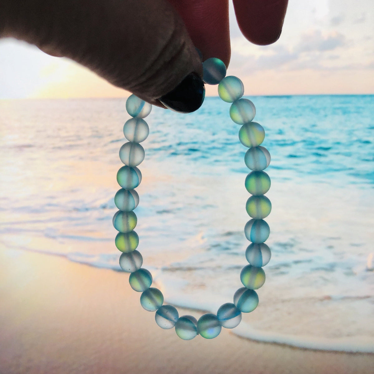 Ghana Glass Trade Bead Bracelet - Handcrafted Natural Stone Jewelry &  Unique Gifts - KVK Designs