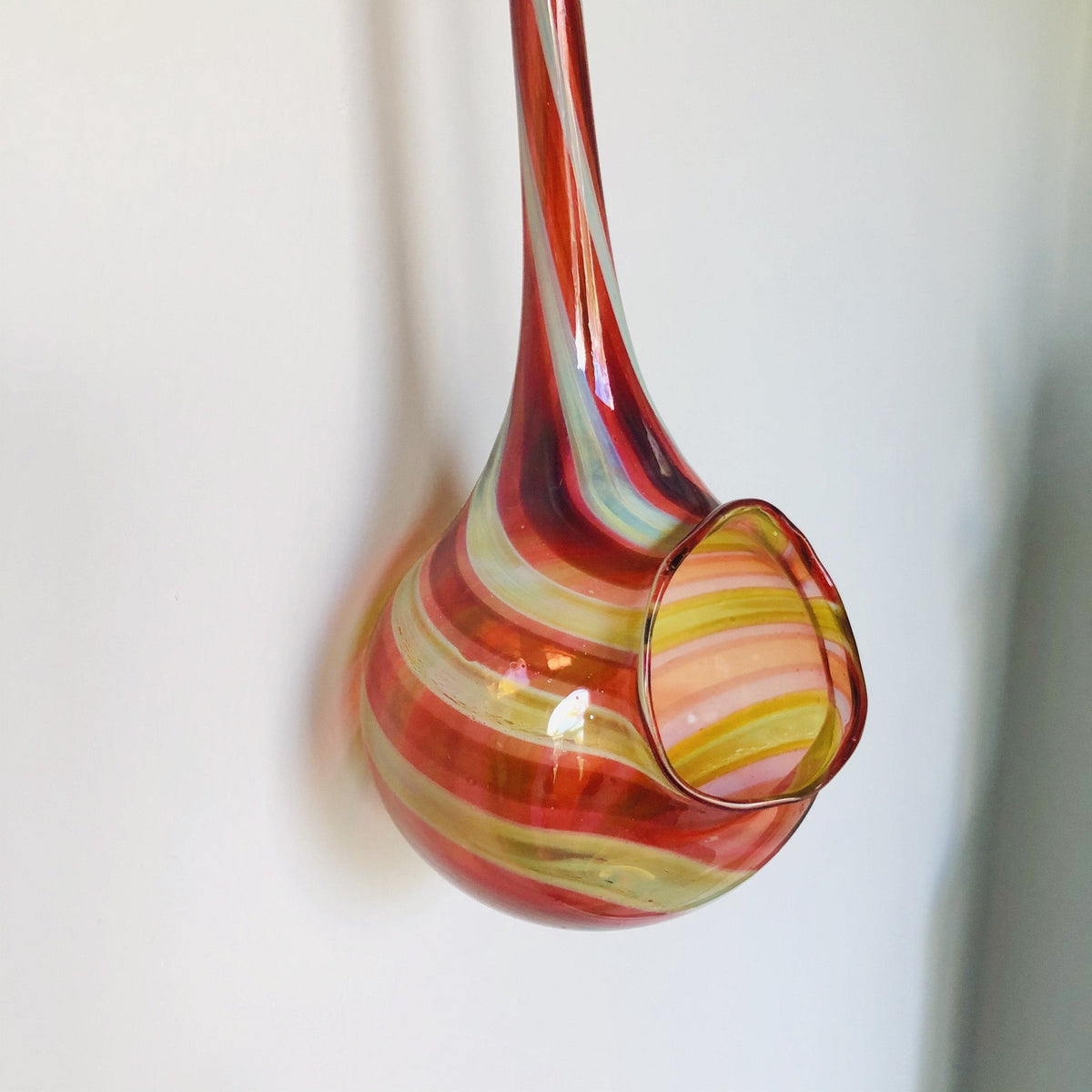 Air Plant Hanging Drop Vase 132 Luke Adams Glass Blowing Studio 