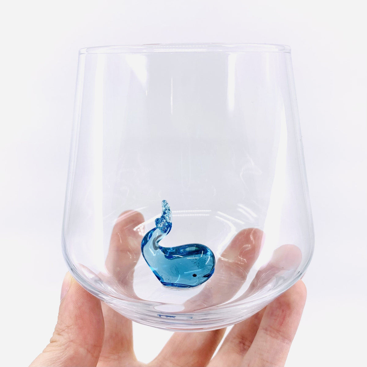 Tiny Animal Drinking Glass - Whale MiniZoo 