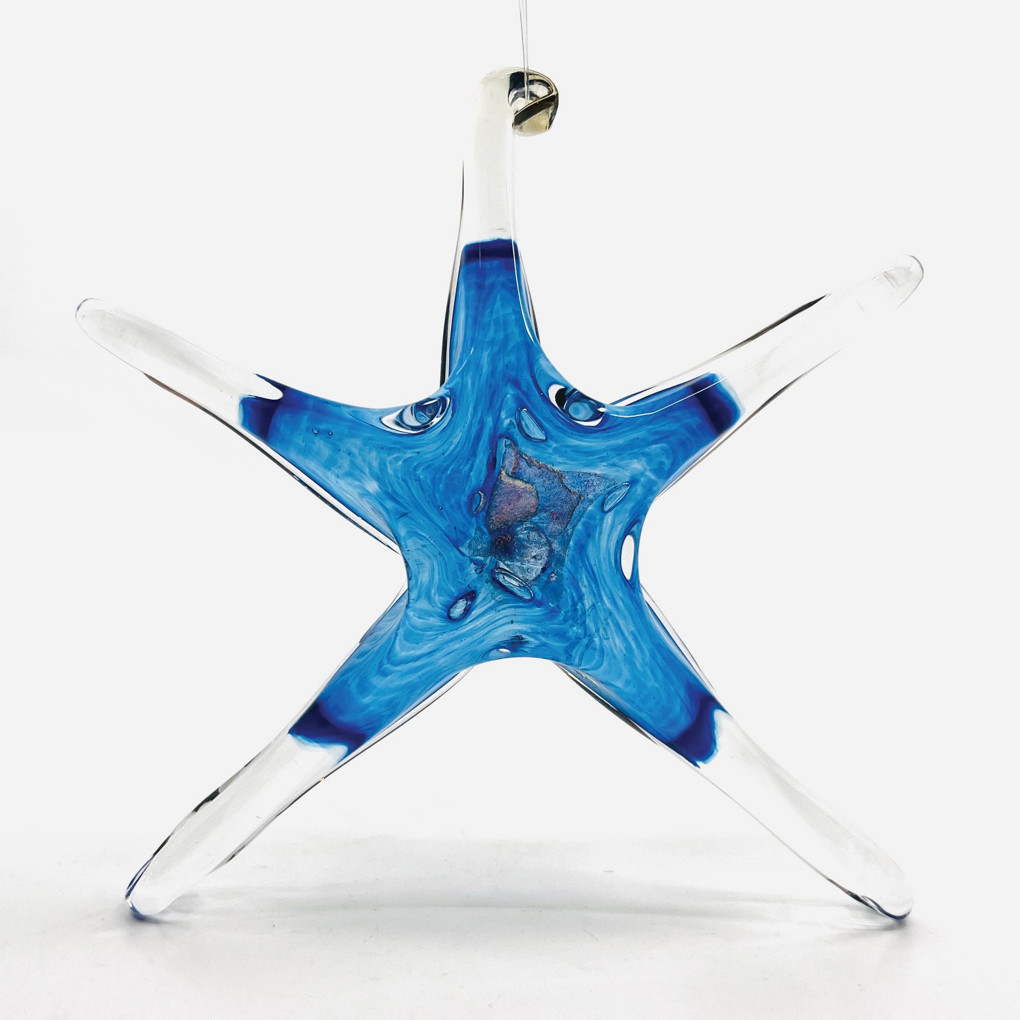 FREE SHIPPING* Mini Ornament, Starry Night - Luke Adams Glass Blowing Studio